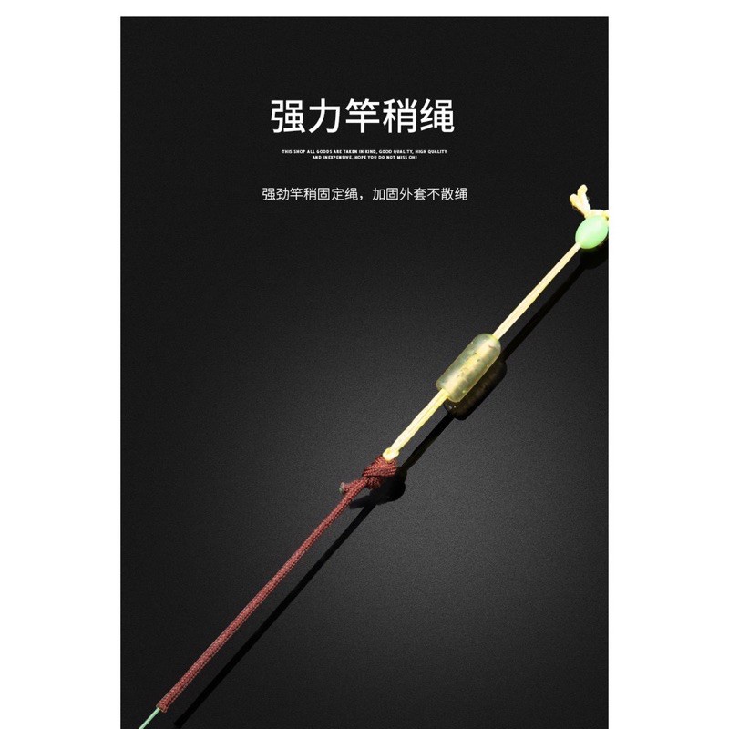 1m dây đầu cần câu đài-câu tay dây dù rỗng đủ size
