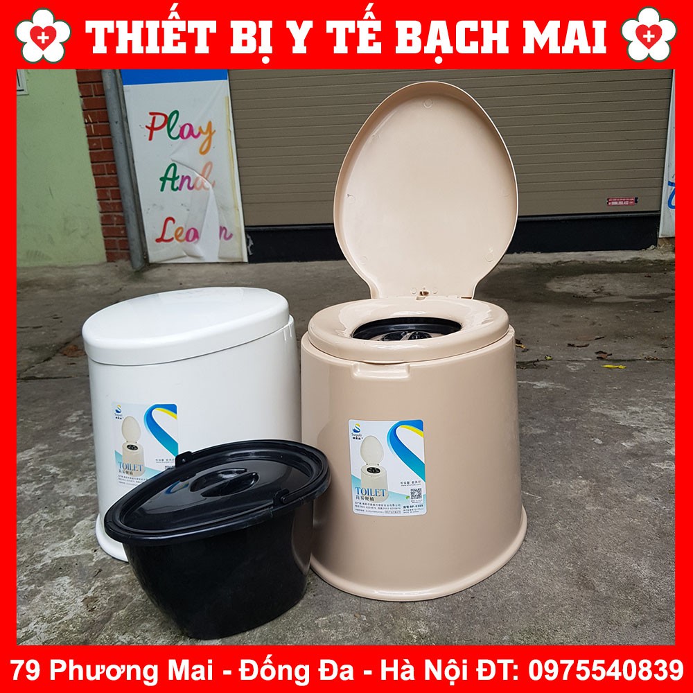 Bô Nhựa Vệ Sinh - Bệt Toilet Di Động Cho Người Già, Bà Bầu, Bệnh Nhân