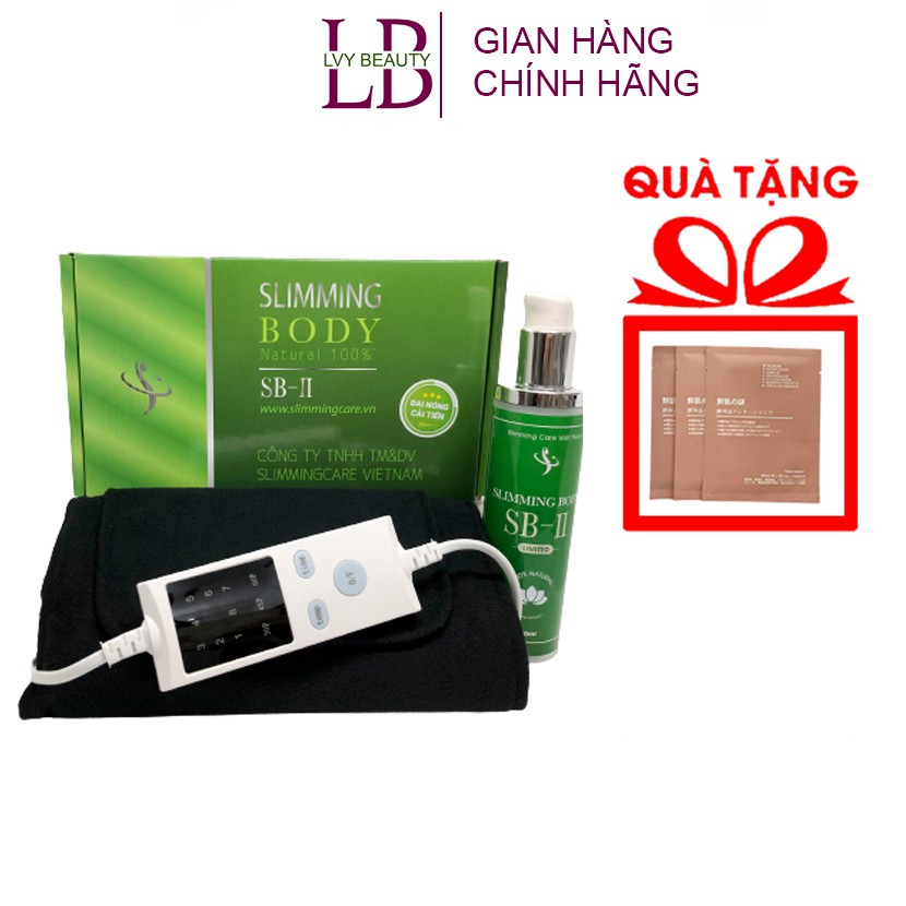Bộ ủ nóng tan mỡ Slimming Body 2, Bộ quấn nóng đai điện cải tiến Zuka Beauty thải mỡ thừa lại vòng eo thon gọn
