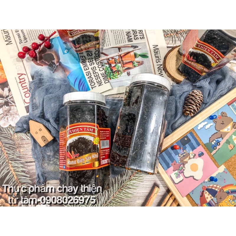 Rong Biển Sấy Cay Thiện Tâm 45G Thực Phẩm Chay Ăn Liền