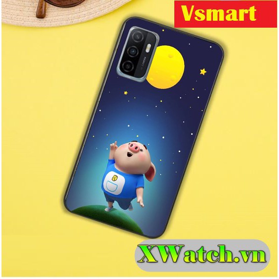Ốp lưng dẻo TPU Vsmart Star 5 Active 1 Vsmart Joy1 Vsmart Active 1+ Vsmart Joy1+ Vsmart Live in hình Heo P1