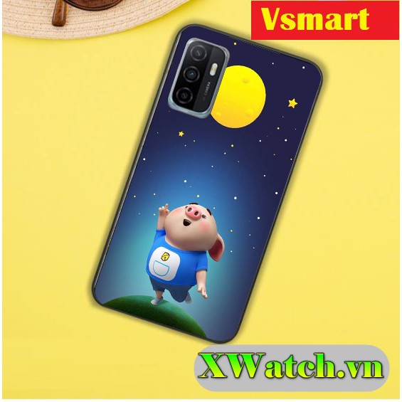 Ốp lưng dẻo TPU Vsmart Joy 3 Vsmart Active 3 Vsmart Star 3 Vsmart Star 4 Vsmart Live 4 in hình Heo P4