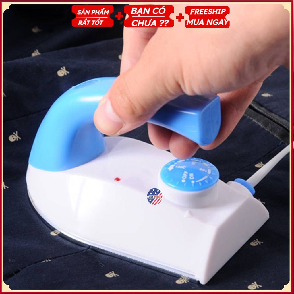 Bàn Là Quần Áo Mini - Công Tác - Du Lịch Loại 1