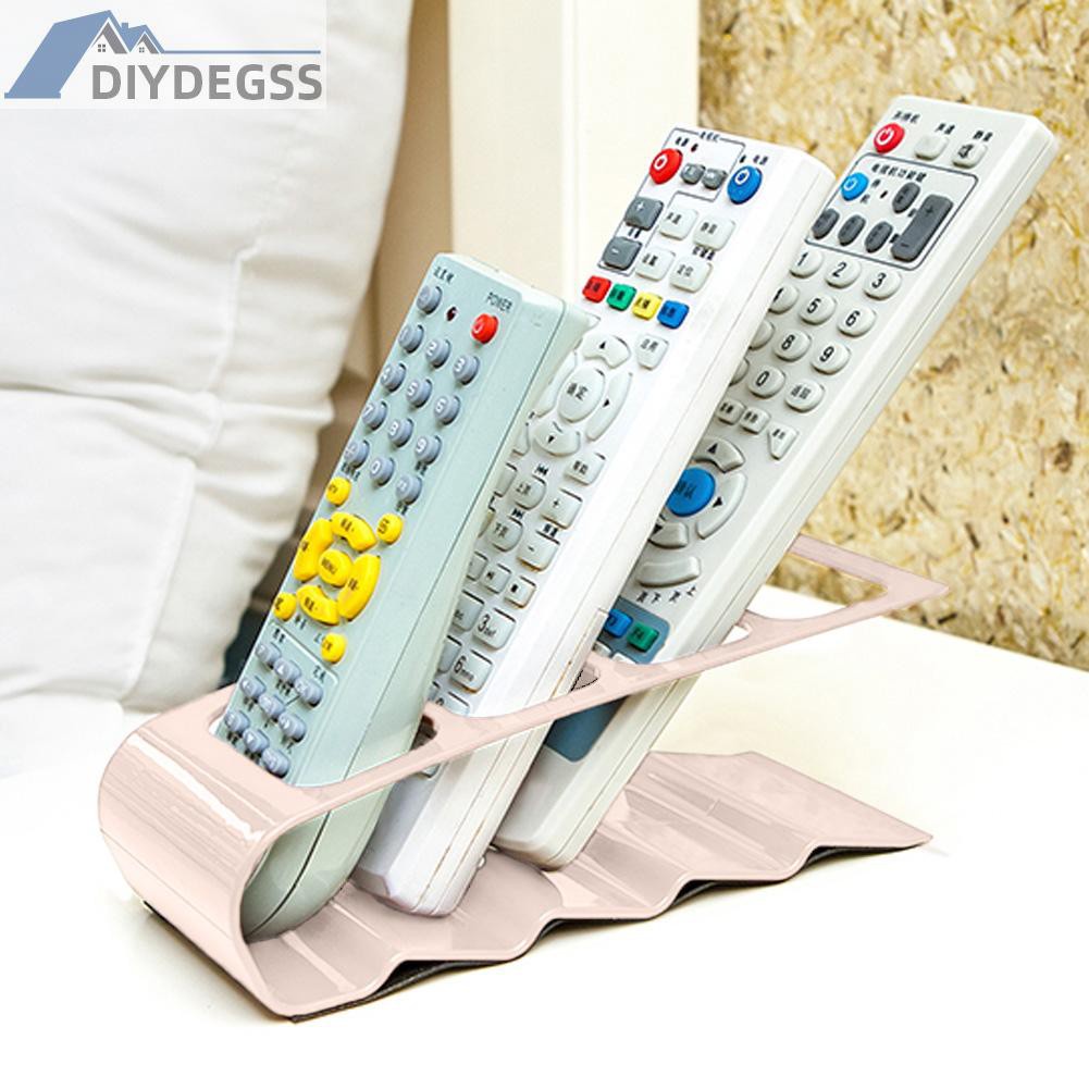 Diydegss2 Practical Wrinkled 4 Section Home Appliance Remote Control Stand Holder