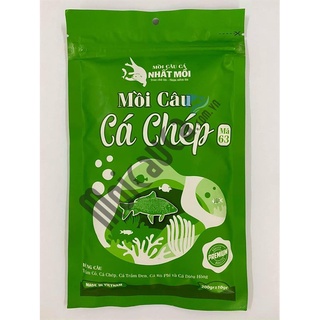 Mồi câu cá chép, đặc trị chép gói màu xanh - Mồi câu Nhất Mồi 200g/ túi