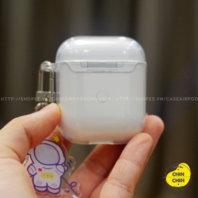 Vỏ Airpod 1/2/Pro Nhựa Dẻo Trong Suốt Hình Space Man Case Airpods Hoạt Hình Dễ Thương - Chinchin Case