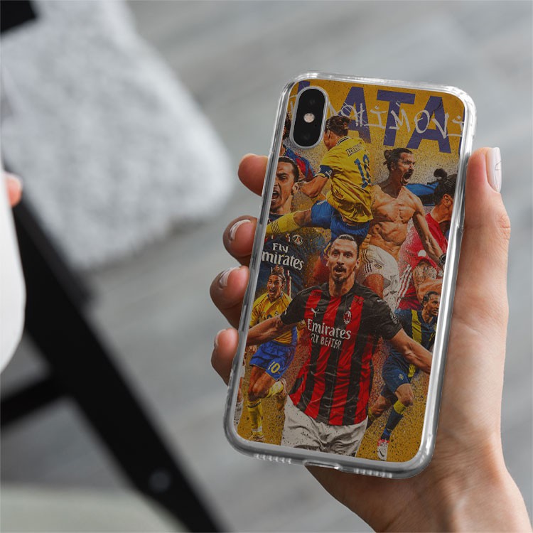 Ốp lưng Zlatan Ibrahimović trong màu áo các CLB cho Iphone 5 6 7 8 Plus 11 12 Pro Max X Xr FOO20210159