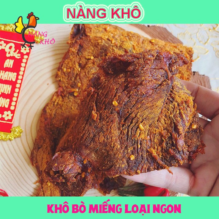 Khô Bò Miếng vị cay Tứ Xuyên 500gr | Nàng Khô