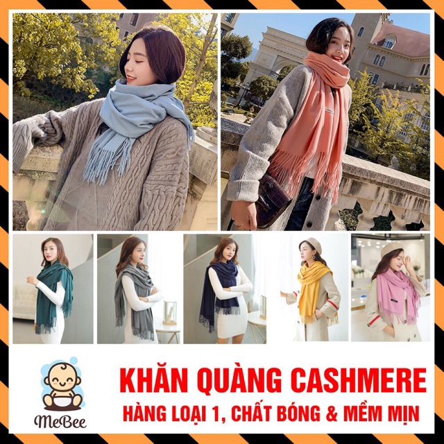 KHĂN CHOÀNG CASHMERE CAO CẤP CHẤT ĐẸP