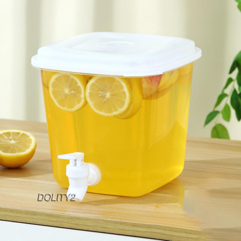 [Dolity2] Bình Đựng Nước Lạnh Dung Tích Lớn 3.5L Có Vòi Rót Cho Tủ Lạnh