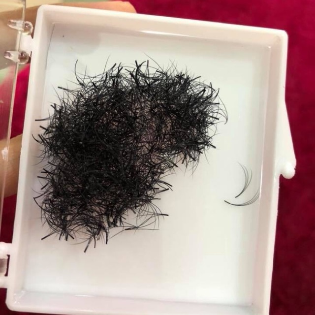 Mi fan 3D cong D / 0.07  - shop đồ nail mi Doca