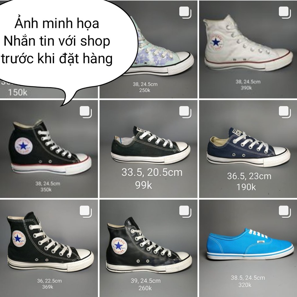 Giày Converse Chính Hãng (Đã Qua Sử Dụng)