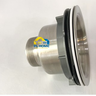 Bầu xả chậu rửa chén QC TN-BAUD110 inox 304 phi 110