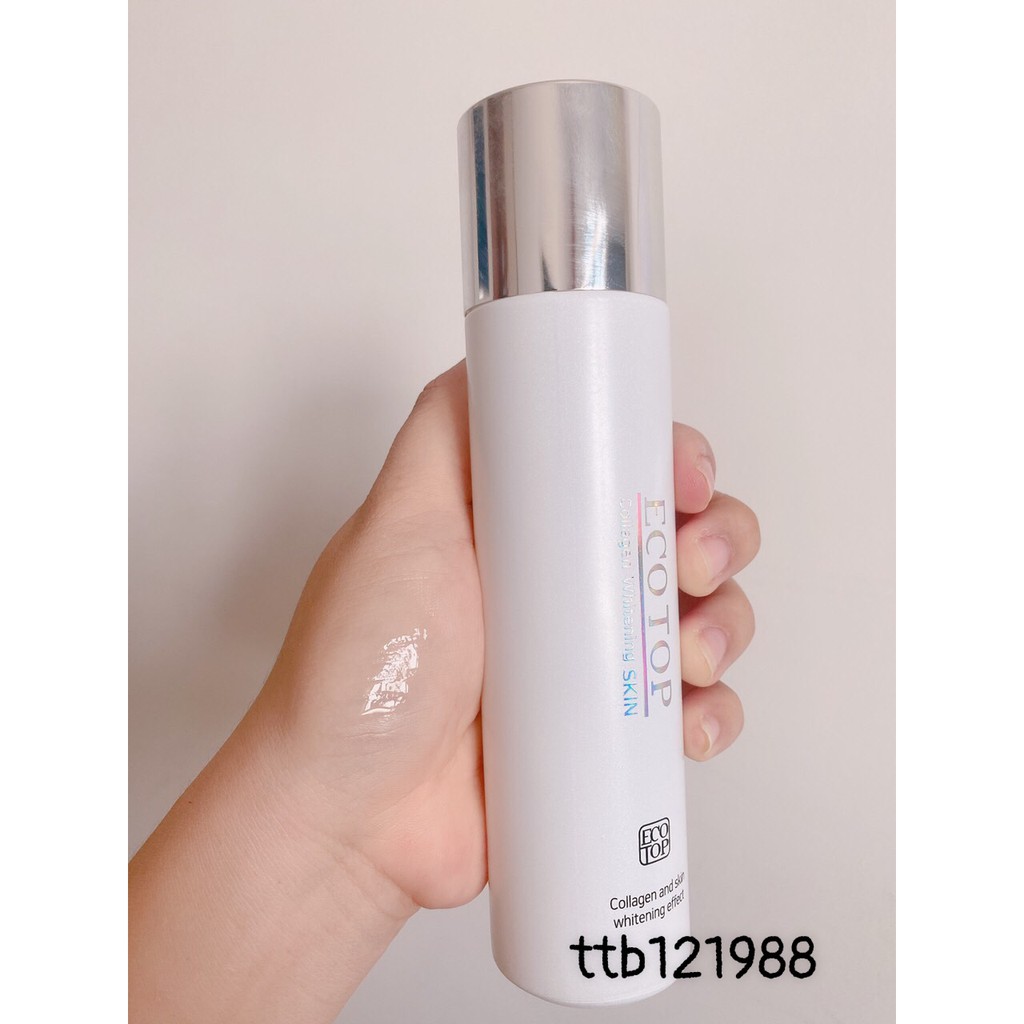 Nước Hoa Hồng Ecotop Collagen Whitening Skin (150ml)