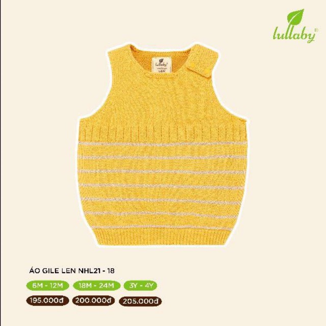 Gile len dệt Organic Lullaby