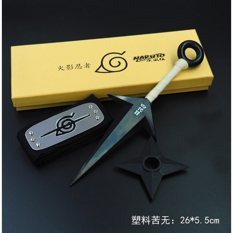 Bộ Ba Chiếc Nhẫn Kim Loại Naruto Shuriken Asma Kuruto