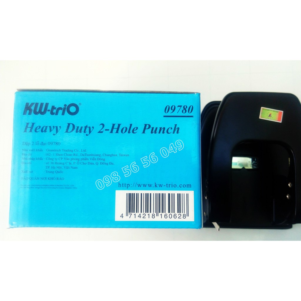 Máy Bấm 2 Lỗ KW Trio 09780 [ Chính Hãng ]