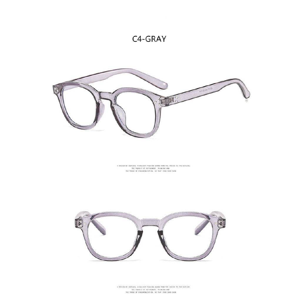 Kính mát chống tia xanh bản lề kim loại thời trang 2020