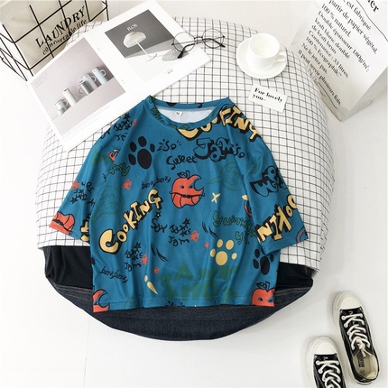 Áo croptop hình bí ngô dễ thương cho nữ