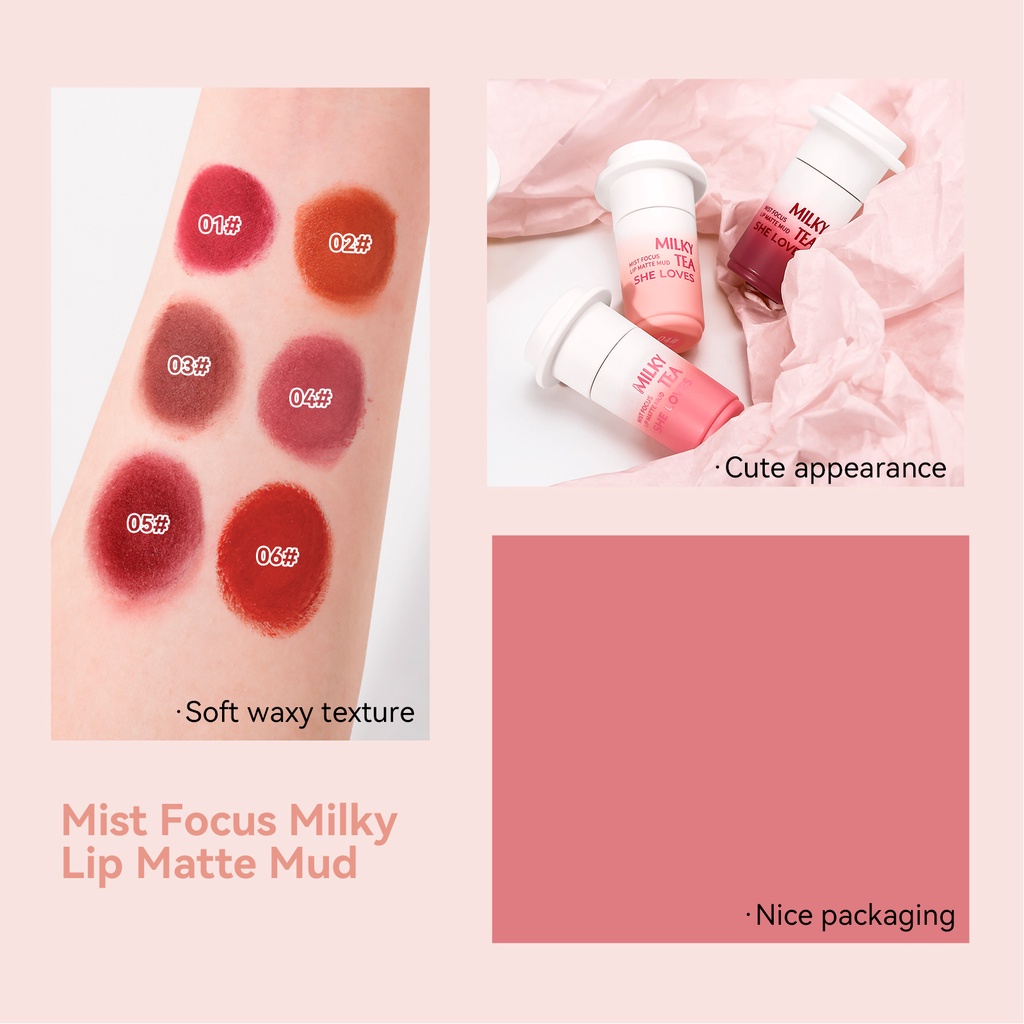 Son Kem Lì Chống Nước Chống Dính Cốc Mềm Mịn Như Nhung She Loves