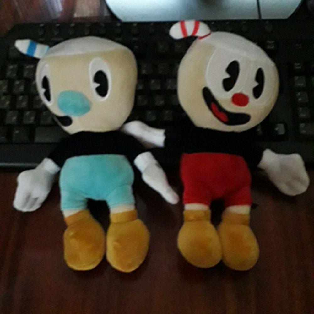Đồ chơi nhồi bông Mềm Mại Hình Cuphead Độc Đáo Trang Trí Nhà Cửa