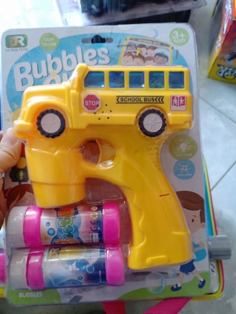 Súng bắn bong bóng hình xe