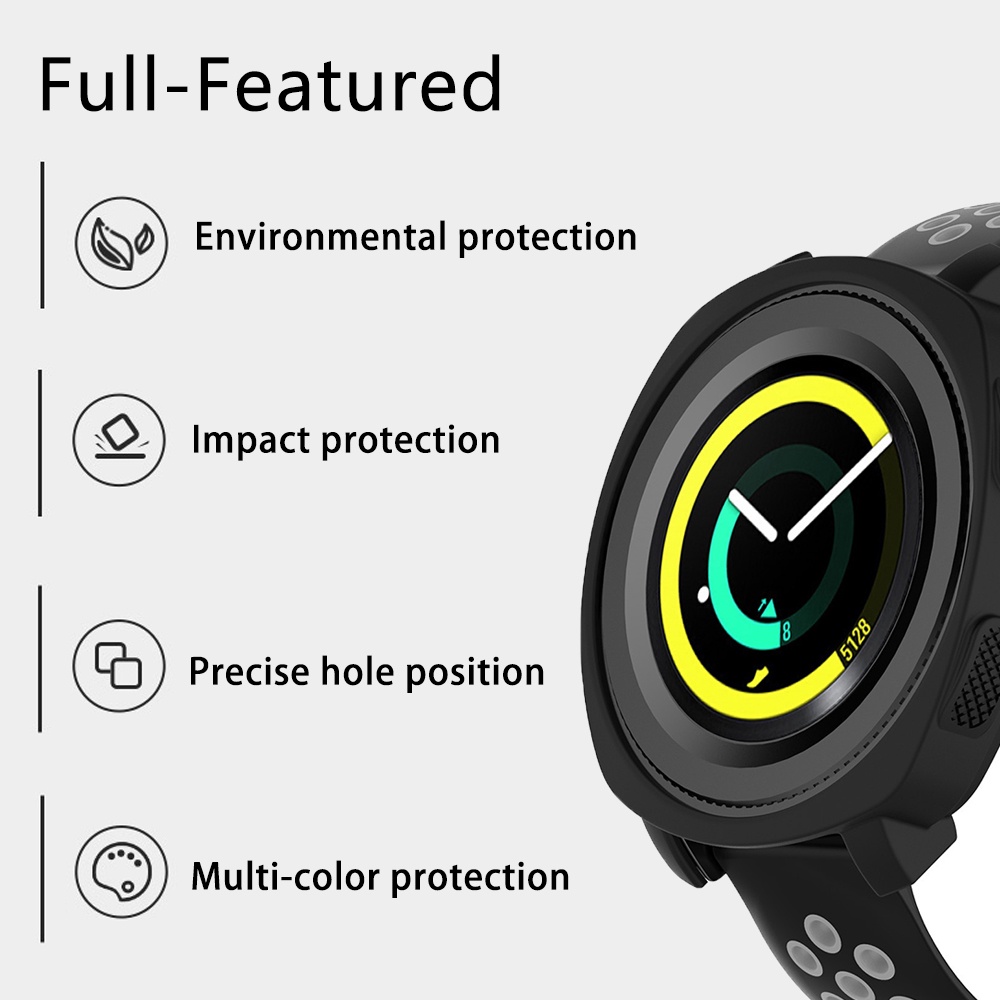 Dây Đeo Thay Thế Chất Liệu Silicon Màu Trơn Cho Samsung Galaxy Fit-e R375