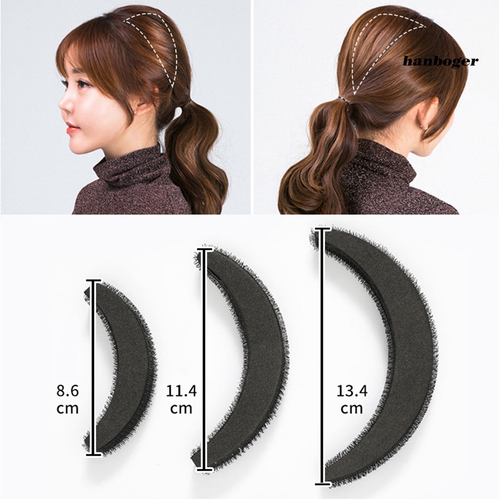 Mút Xốp Không Đường May Kẹp Tóc Tạo Kiểu Tiện Lợi