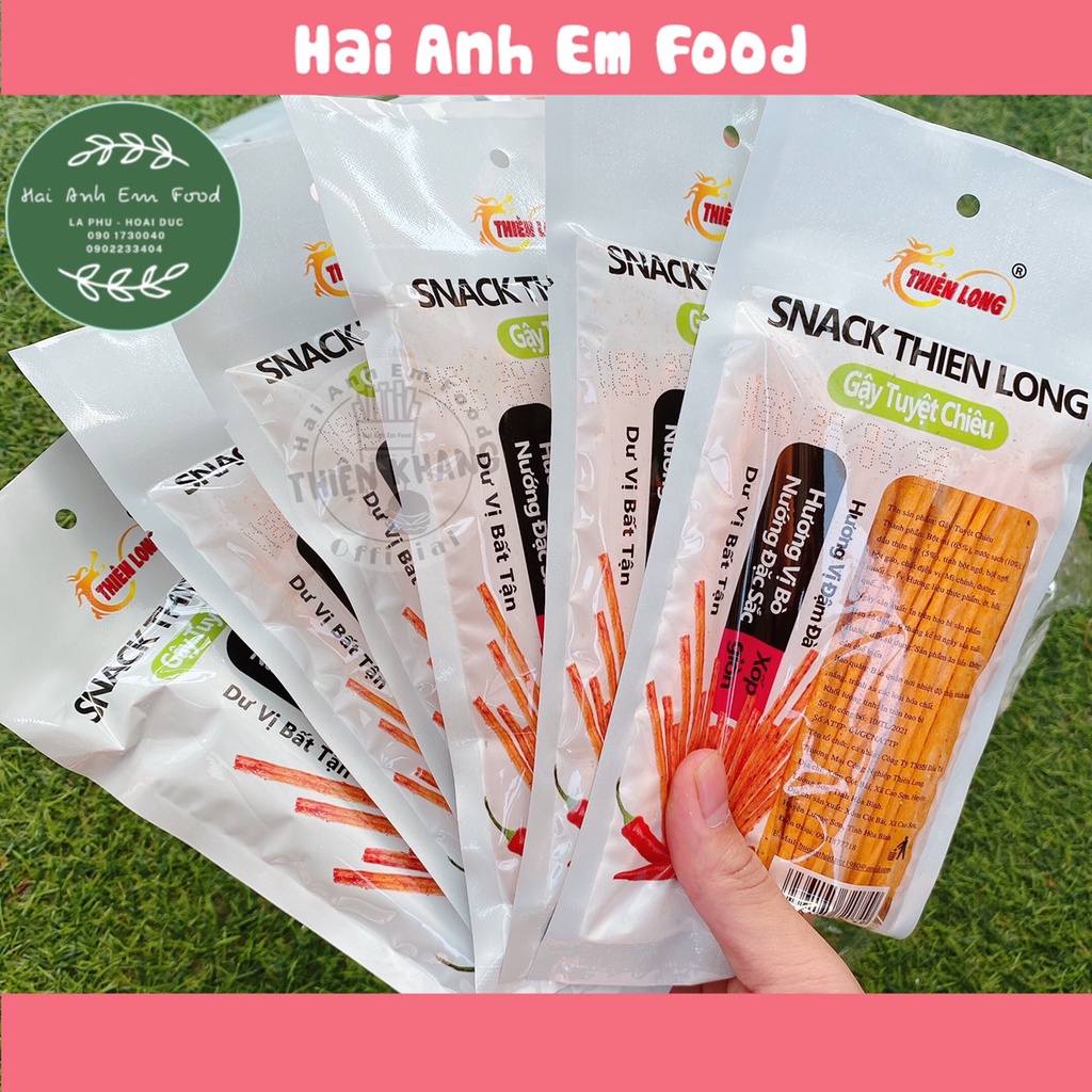 Gói snack gậy tuyệt chiêu mới