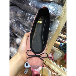 Giày bệt HM da lộn xuất dư