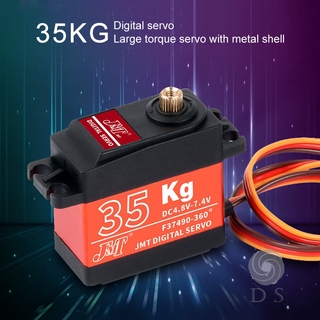 Động Cơ Servo Kỹ Thuật Số Chống Nước 35kg 180 / 270 / 360 Độ Cho Xe Hơi Điều Khiển Từ Xa