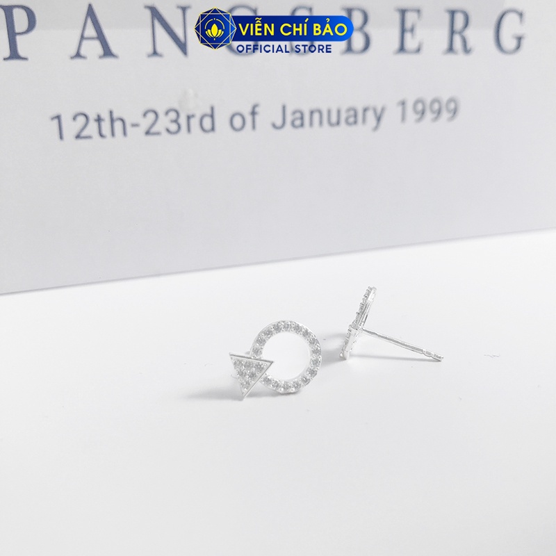 Bông tai bạc nữ Lovely Rings chất liệu bạc 925 thời trang phụ kiện trang sức nữ Viễn Chí Bảo B400313