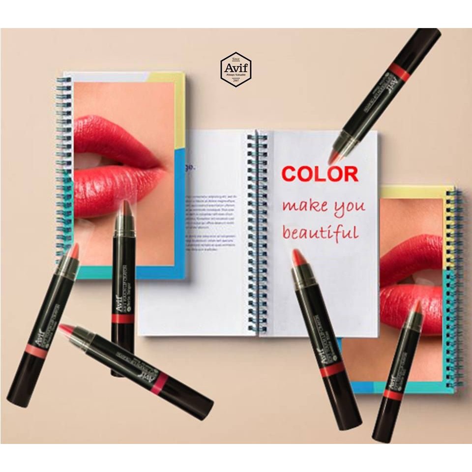 Son Semi-matte Đẹp Lạy Hồn SOFT TOUCH LIP CRAYON (QUEENIE KISS)