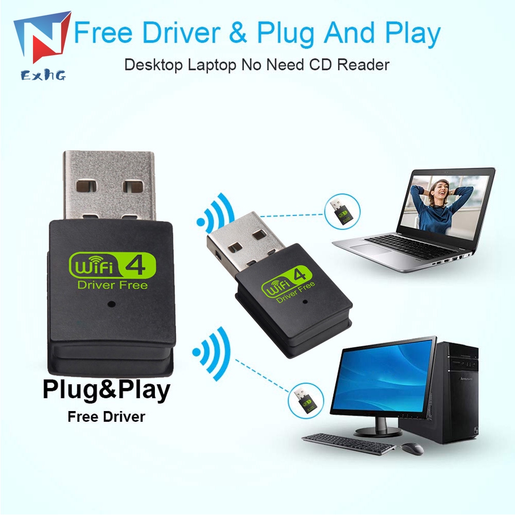 Usb Wifi Bluetooth Chất Lượng Cao Cho Pc Laptop @ My