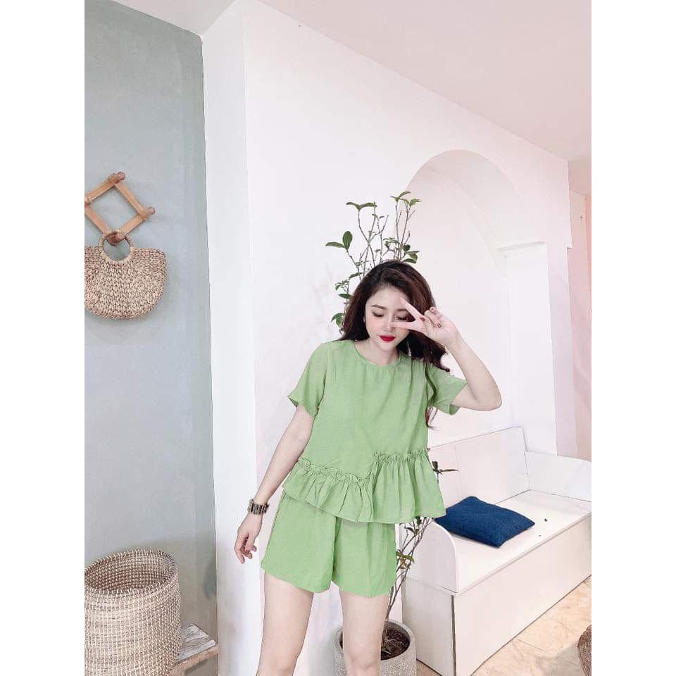 Set bộ đùi nữ mặc nhà dễ thương-dui88