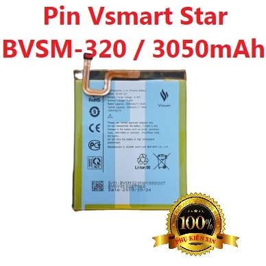 Pin Vsmart Star / BVSM-320 / 3050mAh Hàng Zin Chính Hãng