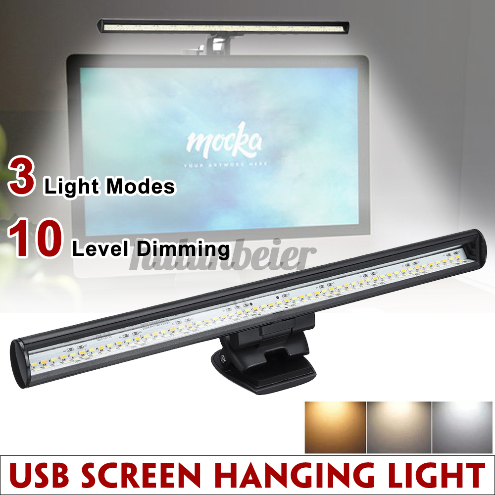 Thanh Đèn Led Mờ Có Cổng Sạc Usb Cho Máy Tính