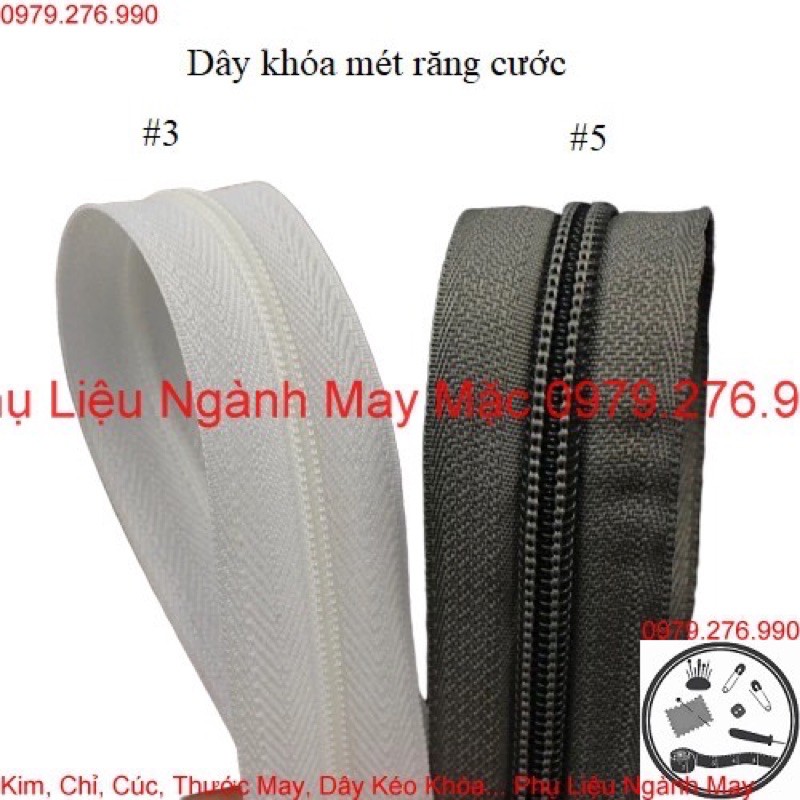 Tay khoá kéo lắp vào dây khoá mét răng 3- 200 cái/1 gói