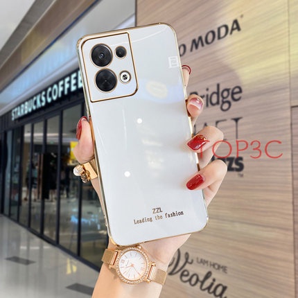 Ốp lưng oppo reno 8 Ốp Điện Thoại Viền Thẳng Thời Trang Cho OPPO Reno 8 pro Reno 8Z 5G Reno 7Z 5G Reno 8 PRO 5G Reno 7 4G Reno5 Reno6 5G ZB