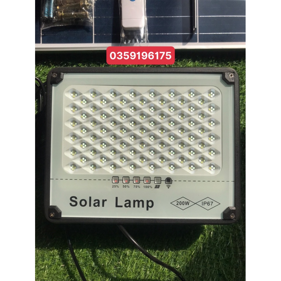 Đèn năng lượng mặt trời chính hãng TYS 300W 200W 100W,chống lóa, Chính hãng, bảo hành 2 năm,có giấy bảo hành