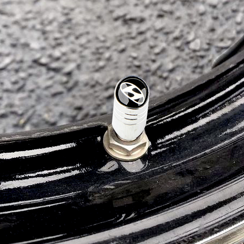 Bộ 4 Nắp Van Bánh Xe Hơi Cho Solaris Hyundai i10 Kona Getz Accent Elantra Sonata Tucson