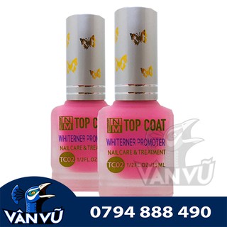 Sơn Dưỡng Trắng Móng Tay TC02 15ml, Dưỡng Móng Chắc Khỏe, Chống Vàng Móng