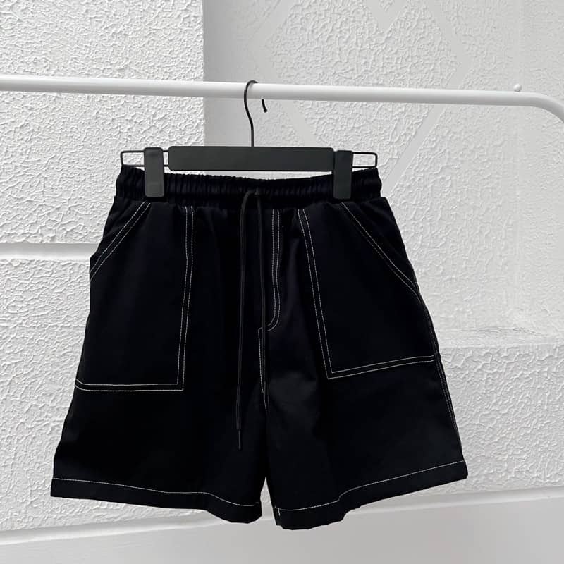Short Kaki CHỈ NỔI màu ĐEN 🖤 🖤 Quần kaki lưng chun Jaystoree2