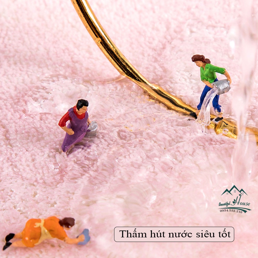 Thảm Lau Chân Thấm Nước Chất Liệu Mềm Mịn Thân Thiện Với Làn Da, Siêu Thấm Hút Hoạ Tiết Móng Vuốt