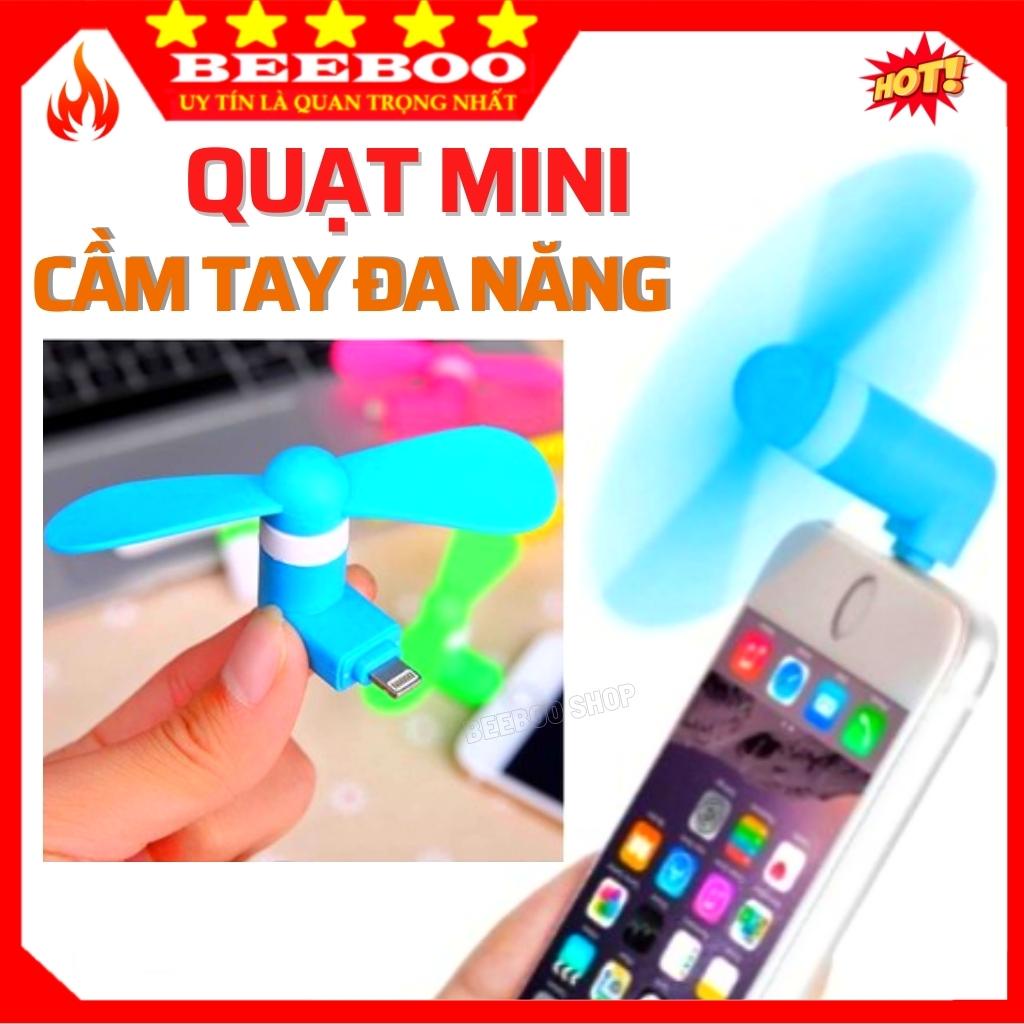 [Mã ELHA22 giảm 5% đơn 300K] Quạt cầm tay mini 2 cánh để bàn tiện dụng USB 2 cánh cắm chân điện thoại cho các dòng máy