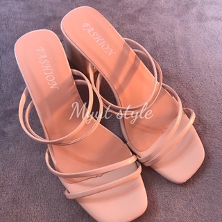 SANDAL DÂY MẢNH 5CM ĐẾ ĐỆM ÊM CHÂN (ảnh thật)