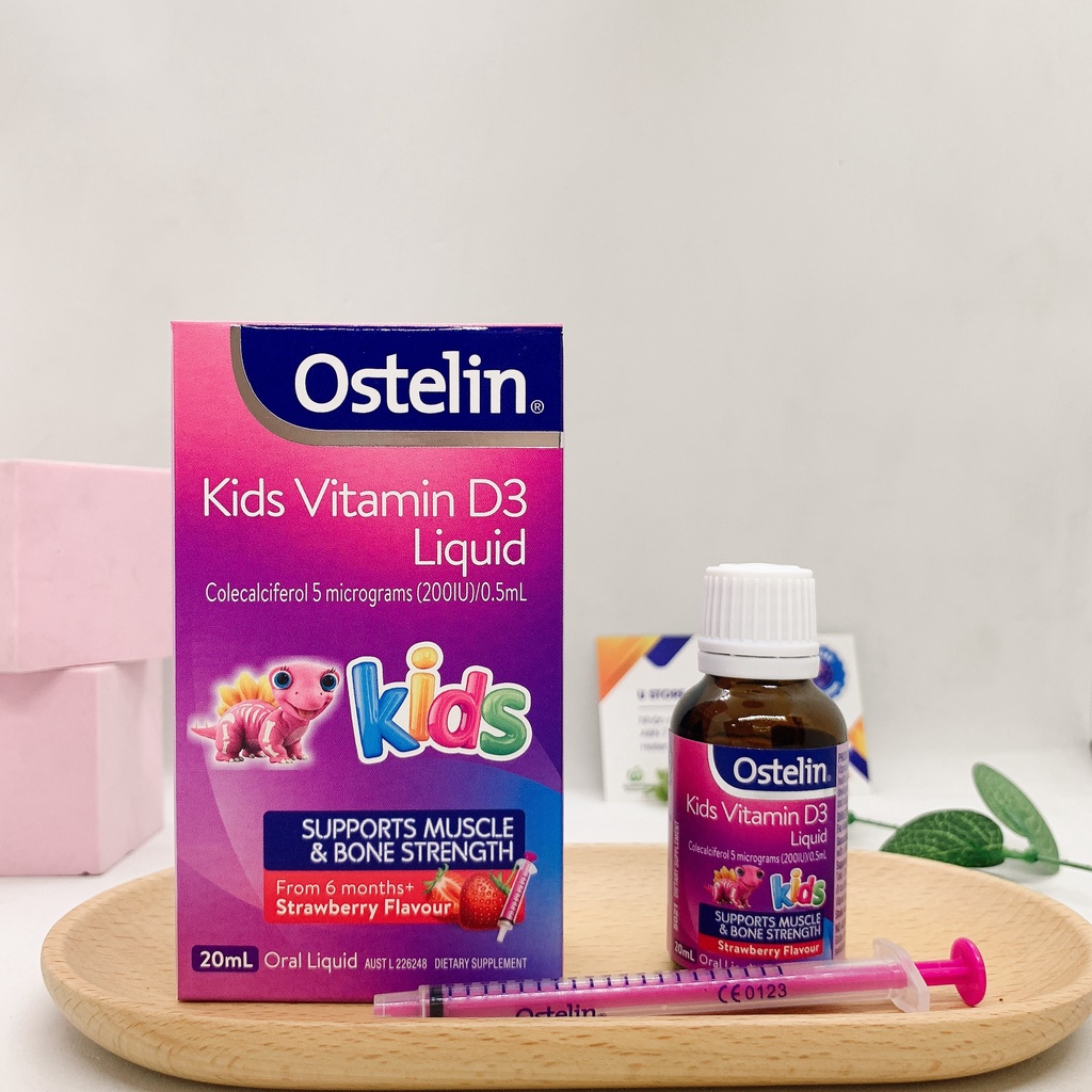 Vitamin D Dạng Nước Cho Trẻ Ostelin Kids Vitamin D3 Liquid
