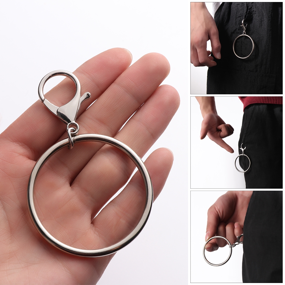 Diaochano Metal Stainless Steel punk rock Big Ring