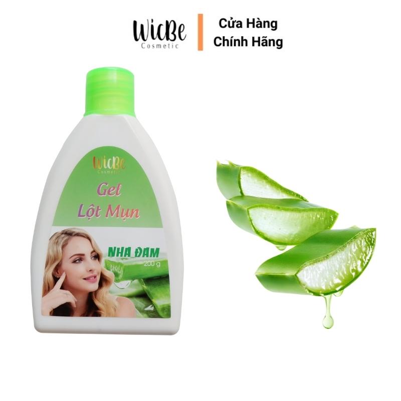 Combo gel lột mụn cám mụn đầu đen Than Tre Hoạt Tính + Nha Đam Wicbe 200g