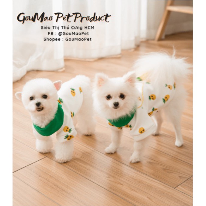 [Mã PET50K giảm Giảm 10% - Tối đa 50K đơn từ 250K]  áo hodie dành cho chó mèo : áo họa tiết kute, hình gấu